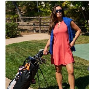 NEW with tags- SheBird- Built in Bra: Sheila Shift Bra Dress in Poppy